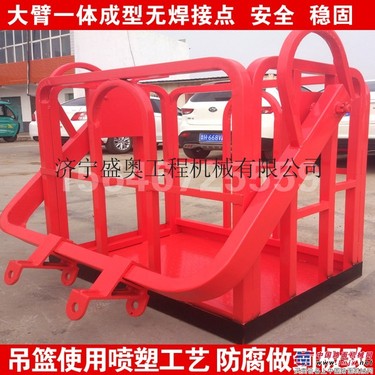 2018新款1.2米吊车吊篮中联12吨吊车专用吊篮 尺寸可定做